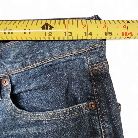 LEVIS 502 Taper Fit Dark Wash Denim Jeans, 29 X 32 - Picture 3 of 7